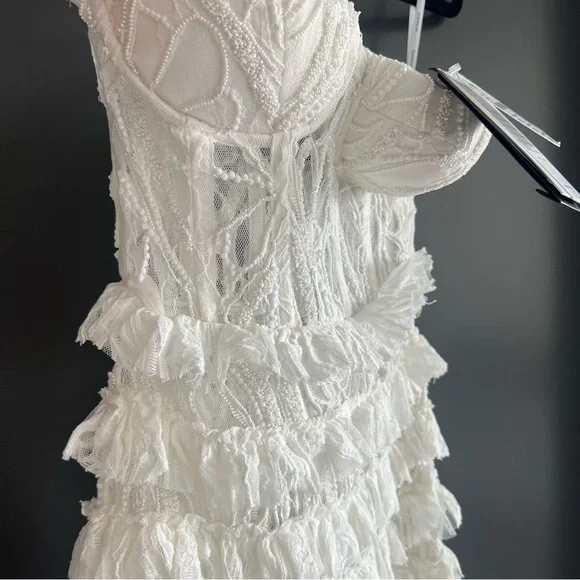 Retrofete Irini maxi Dress in White Size Small NEW! New with tags! - Picture 6 of 12